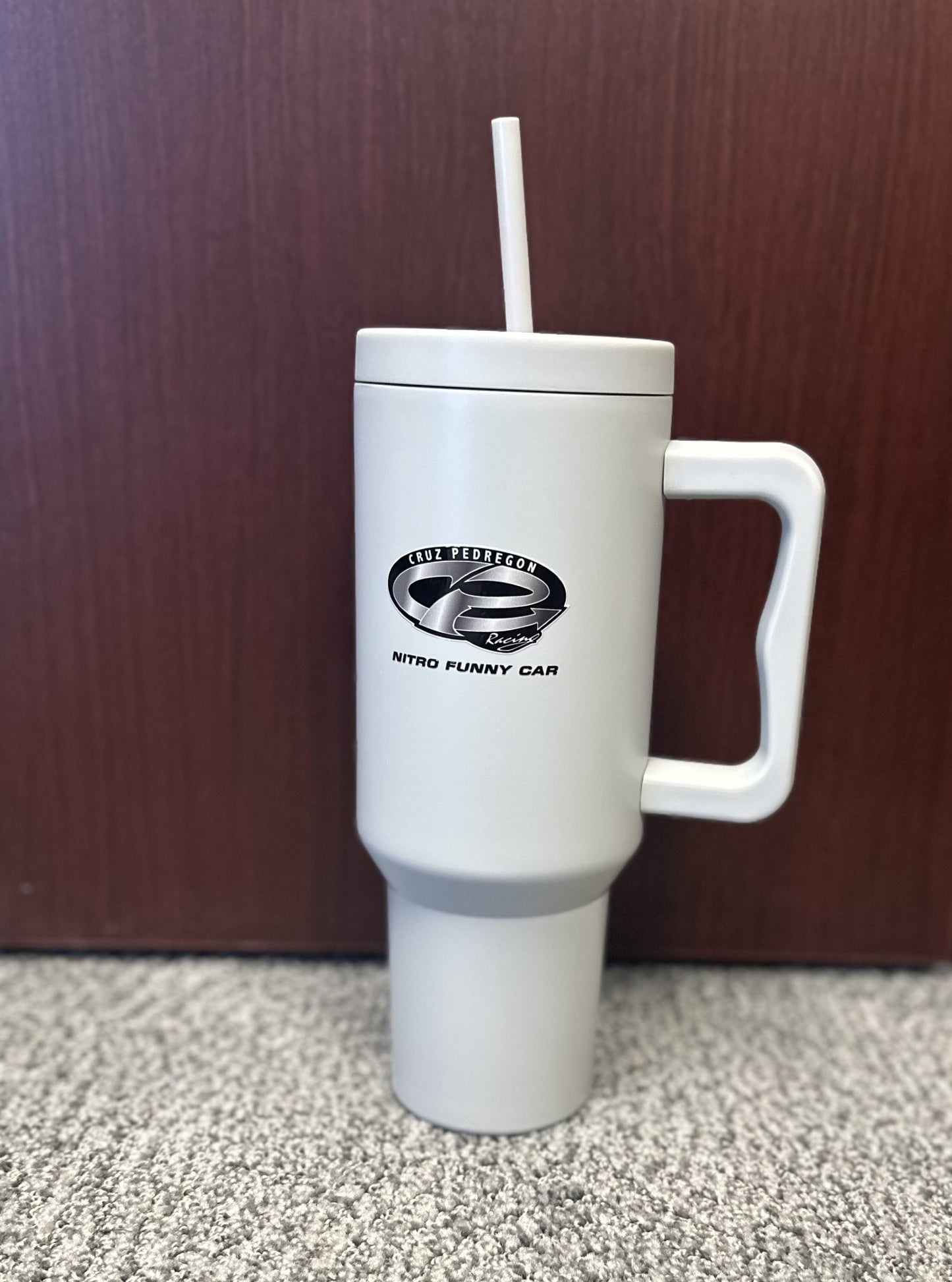 Matte 40oz Cruz Pedregon Racing Tumbler