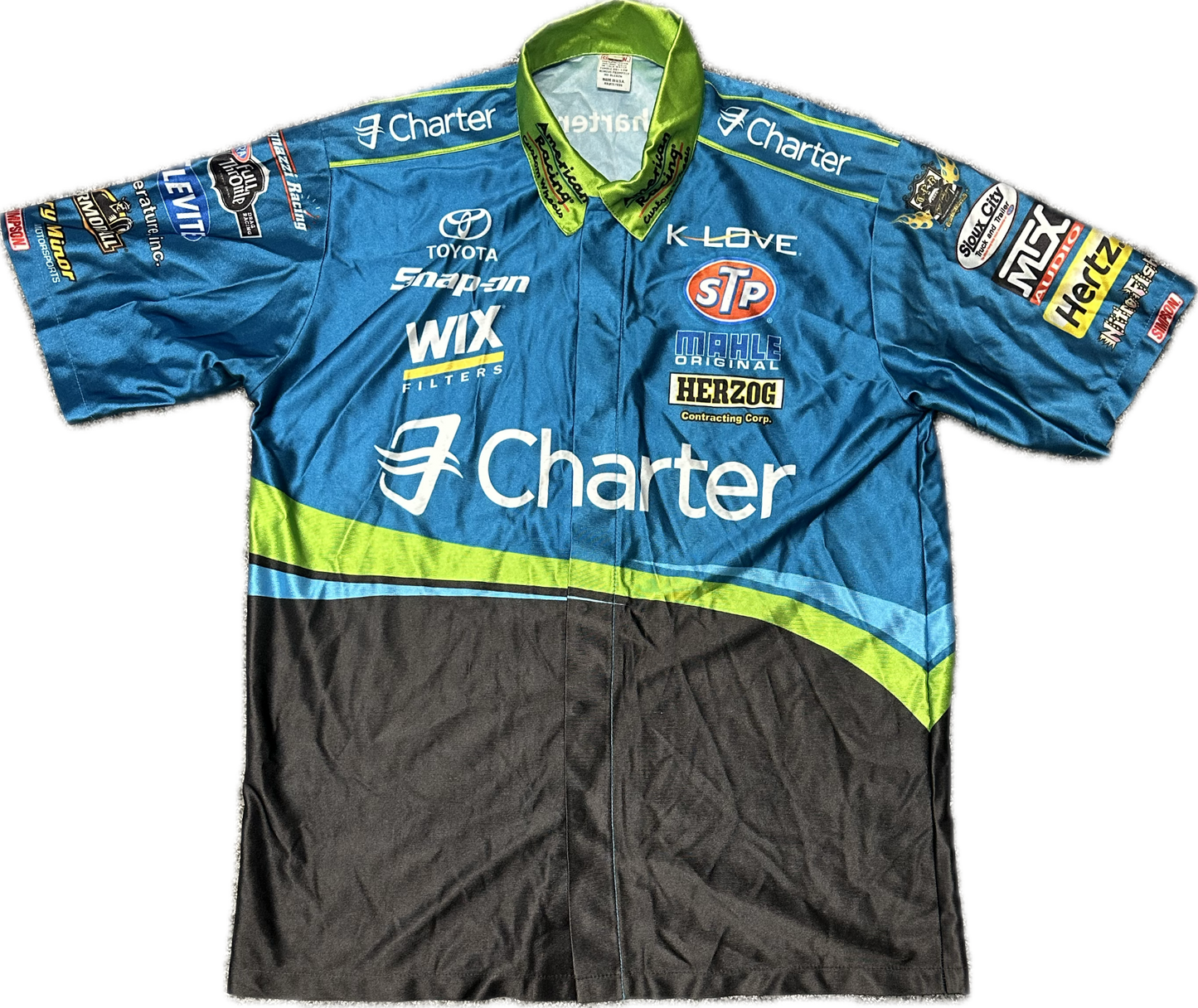 Signed Charter Race Worn Crew Shirt