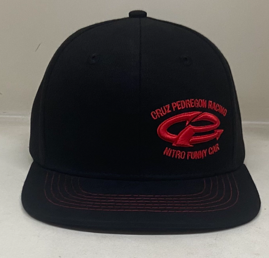 Cruz Pedregon Racing RED Flatbill Snapback