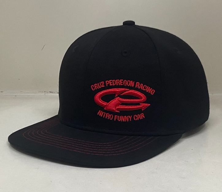 Cruz Pedregon Racing RED Flatbill Snapback