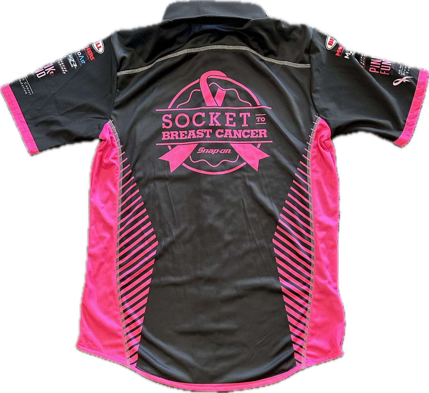 Autographed 2024 Men's Breast Cancer Race Used Crew Shirt